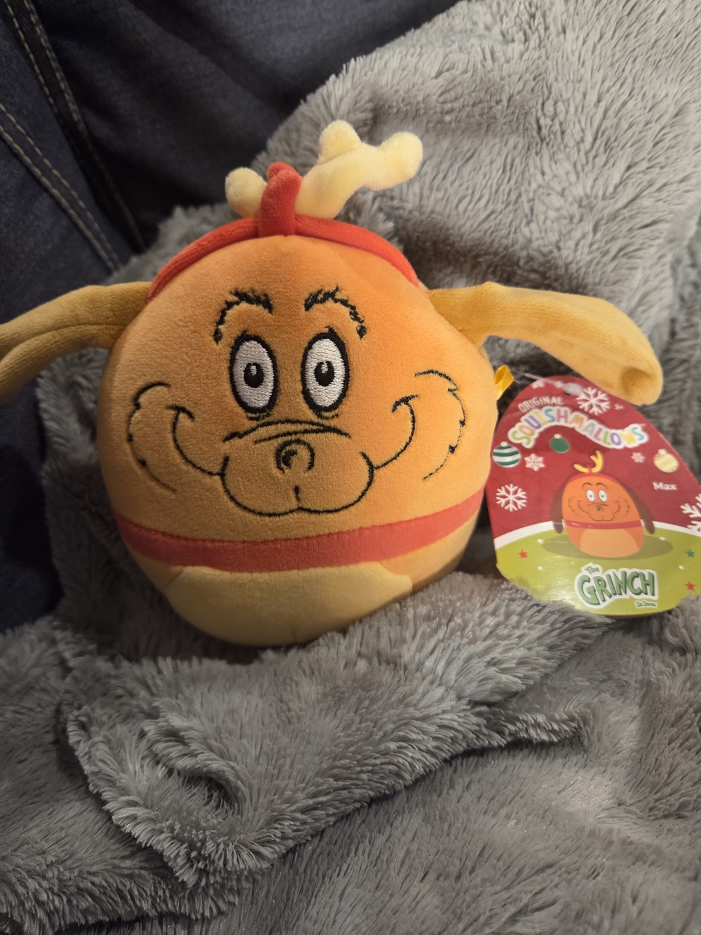 Squishmallows The Grinch Max Plush - Orange and Yellow